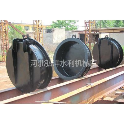 污水處理排水管道專用 0.8米鑄鐵圓拍門與鋼制管道的應用與供應解析